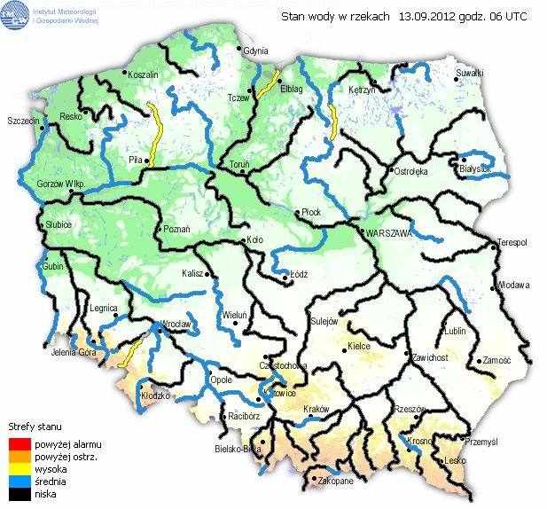 Zagrożenia klimatyczne w Polsce - wzrost natężenia