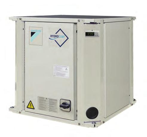 Systemy wody lodowej chłodzone WODĄ seria EWLP KBW R-407C BEZ SKRAPLACZA Wytwornice wody lodowej chłodzone wodą wykorzystujące sprężarkę typu SCROLL firmy DAIKIN, charakteryzują się niskim poziomem