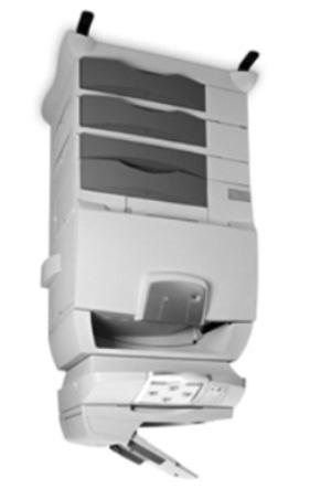 Obsługiwane konfiguracje maksymalne 51 Obsługiwane drukarki: C772 i C782 Obsługiwane drukarki wielofunkcyjne: X772e i X782e Obsługiwany skaner: 4600 Konfiguracja drukarki A B C Element opcjonalny dla