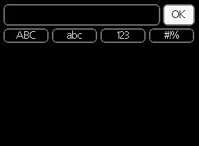 Używanie klawiatury wirtualnej Różne klawiatury Menu Pomoc Wiele menu zawiera symbol, który informuje o dostępności