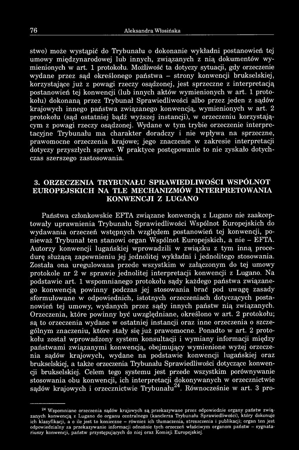 postanowień tej konwencji (lub innych aktów wymienionych w art.
