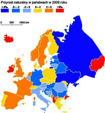 Na strukturę wieku duży wpływ ma średnia długość życia ludzi.