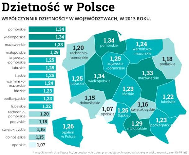 Przyczyny niskiego wskaźnika urodzeń Europa Zachodnia Wydłużanie się czasu kształcenia (coraz później zakłada się rodziny) Kryzys rodziny jako instytucji (coraz mniej formalnych związków i coraz