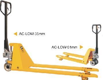 1250 kg 2500 -* Wózek ACL20 wyposażony jest w zawór przeciążeniowy WÓZEK PALETOWY TYP AC LOW-