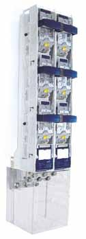 Range / Zakres produktów Type double fuse switches, BTVC NH-/3, 800/160 A Typ rozłączniki bezpiecznikowe listwowe, BTVC NH-/3, 800/160 A Reference Numer referencyjny Type Typ Form / Depth Kształt /