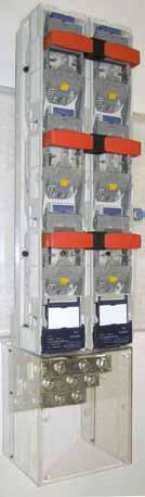 Range / Zakres produktów Type NH-Double Disconnectors, BTVS 000 A Typ podwójne rozłączniki izolacyjne listwowe, BTVS 000 A Reference Type Numer referencyjny Typ Current Prąd znamionowy Fuse switch
