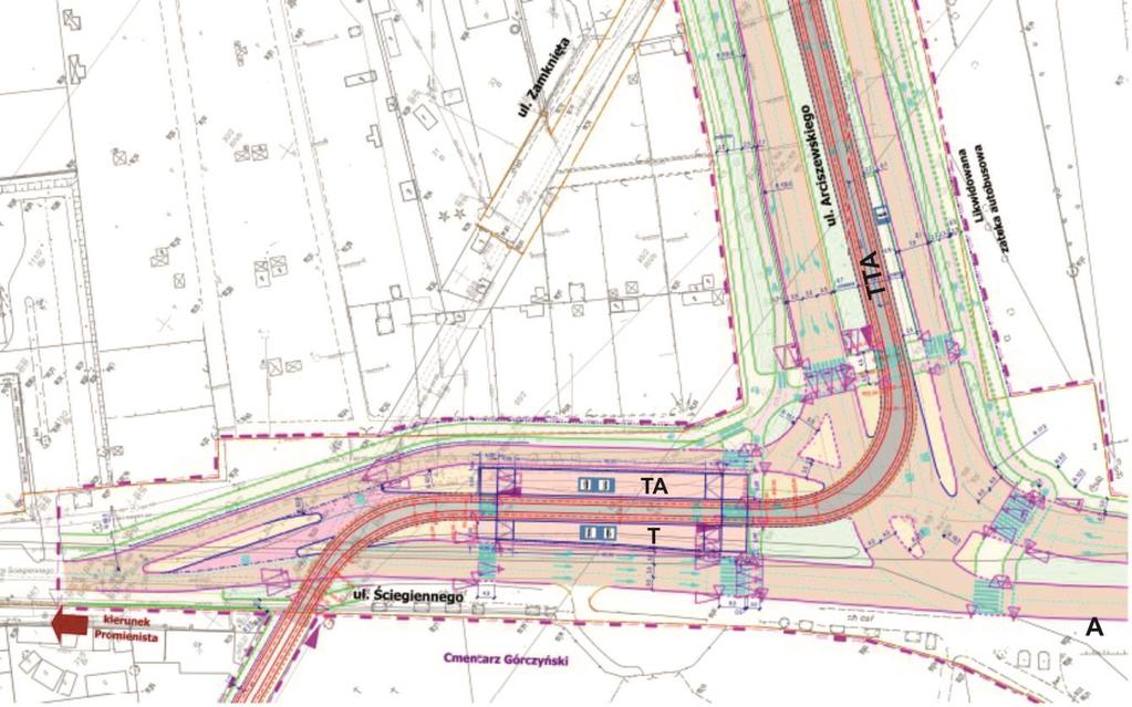 Budowa tunelu tramwajowego wiąże się ze znacznym wzrostem kosztów inwestycji oraz pogorszeniem dostępności trasy, w związku z czym ZTM nie rekomenduje tego rozwiązania.