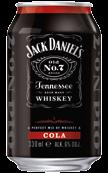 KATALOG PRODUKTÓW / NR 5 01.05.2017 31.05.2017 LIKIERY 4,99 Z VAT 6,14 JACK DANIEL`S & COLA 6% VOL.