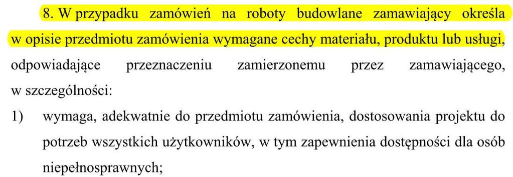 1) Otoczenie prawne