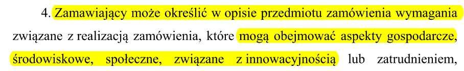 1) Otoczenie prawne