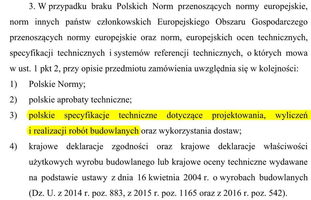 1) Otoczenie prawne