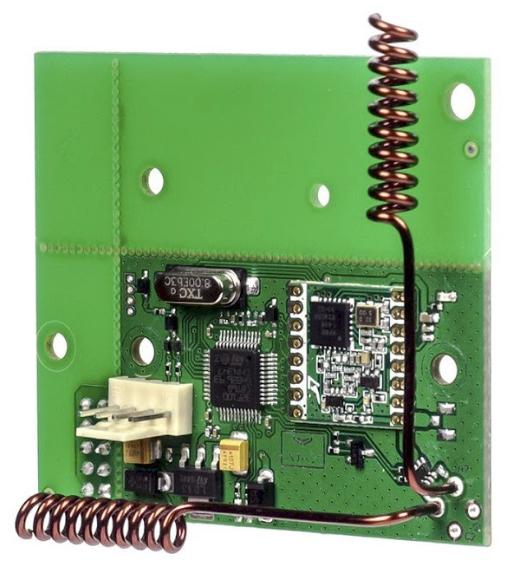 NAZWA Moduł integracji z przewodowymi systemami alarmowymi, umożliwiający ich rozbudowę o urządzenia bezprzewodowego systemu Ajax Dwukierunkowa bezprzewodowa transmisja danych z potwierdzeniami