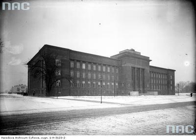 Hukana, projekt budynku AG według arch. S. Odrzywolskiego i arch. A. Ballenstedta z 1913 r.
