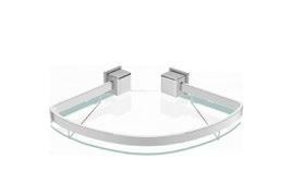 Półka narożna Glass corner shelf Półka narożna T1
