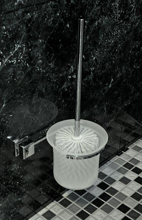 Wall mounted toilet brush 14 x 11 x 40 cm