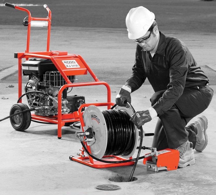 KJ-3100 Z WĘŻEM Do instalacji o średnicy do 250 mm.