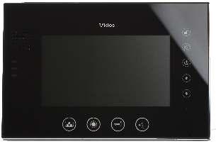 Wideodomofony analogowe - monitory M70W - biały Kolorowy monitor głośnomówiący z 7 ekranem LCD Obsługuje dwa wejścia lub 1 wejście i 1 kamerę CCTV Funkcja interkomu pozwala na komunikację głosową