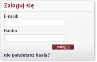 Logowanie do serwisu 7 Rysunek 1 Jeśli nie pamiętasz swojego hasła, to wybierz opcję nie pamiętasz hasła?