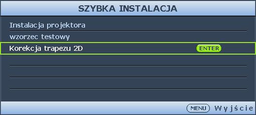 Naciśnij / w celu regulacji wartości przesunięcia w pionie, w zakresie -30 do 30. Naciśnij /, aby wyregulować wartości przesunięcia w poziomie, w zakresie -30 do 30. Używając menu OSD 1.