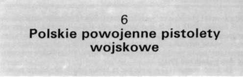 Bezpośrednio po II wojnie światowej podstawowym wzorem broni krótkiej będącej w uzbrojeniu WP był radziecki pistolet samopowtarzalny TT, wz.