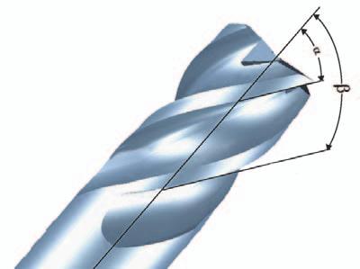 152 λ = λ1 Nuova geometria con elica differenziata e divisione irregolare. λ New tool design with unequal helix and unequal tooth spacing.