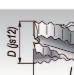 center-cutting with straight shank DIN 844-A K-NR 10 10 22 40 72 4 11 12 22 45 79 4 12 12 26 45 83 4 14 12 26 45 83 4 16