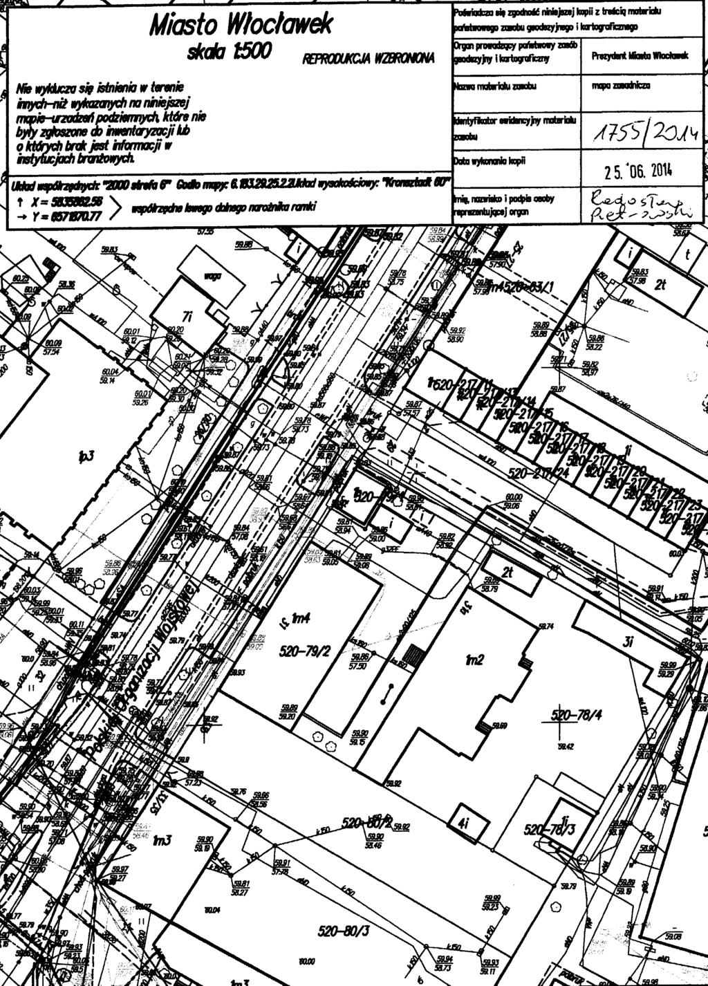 PROJEKT ZAGOSPODAROWANIA TERENU 1:500 PROJEKT ZAGOSPODAROWANIA TERENU mgr in. Wanda Mospinek mgr in. arch.