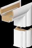 MINIMAX Pentru uși cu falț Tocurile MINIMAX de interior cu lăţimea constantă de 100 mm, sunt o completare pentru toate canaturile de interior Porta.