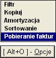 Pobranie wymaga wskazania dokumentów przy uŝyciu filtrowania identycznego jak dla pobierania pojedynczego dokumentu.