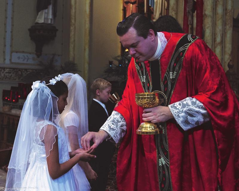 FIRST COMMUNION 2013 Last Sunday we saw the reception of of the Sacrament of the Eucharist by a number of young people from our parish