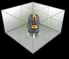 Dodatkowo sprzęt posiada pionownik laserowy ułatwiający ustawianie lasera, wpasowywanie go przy pracach prostopadłych jak również przenoszenie punktów (z podłogi na sufit itp.).