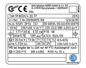 Pos : 59 /Anl eitungen/m otoren/b1091 Drehstrommotoren/3. AT EX/Sc hutz einric htung en_3 - Hinweis e z um M otorschutz [EXE] @ 7\mod_1431412228873_2574.