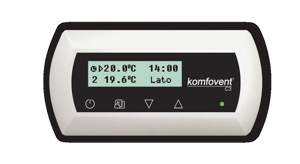Automatika Zintegrowana automatyka sterowania urządzeń wentylacyjnych zapewnia bezpieczną pracę urządzenia, steruje zadanymi parametrami systemu wentylacyjnego, optymalizuje koszty eksploatacyjne
