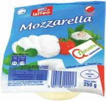 3,69 24% MOZZARELLA WARMIA wiórki 150 g,