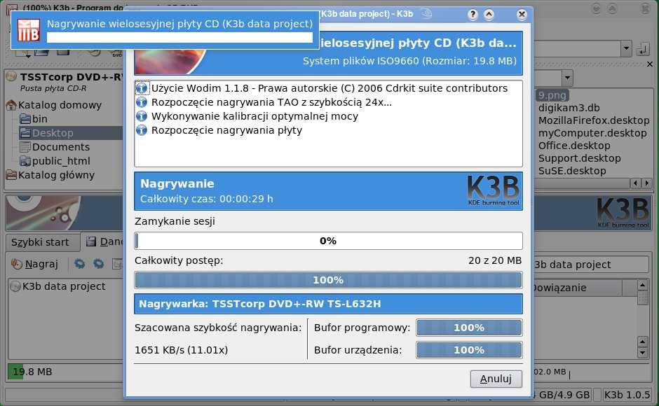 ~~Podręcznik uŝytkownika systemu operacyjnego SuSe 11.1~~ 2.5.3 Odtwarzacz audio Odtwarzacz audio- program komputerowy do odtwarzania muzyki dla środowiska KDE.