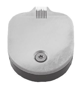 mm, 4 mm, 5 mm, 6 mm, 7mm do ostrza standardowego 4 nasadki grzebieniowe: 3 mm, 6 mm, 9 mm, 12 mm do ostrza w kształcie litery "T" Nr art.