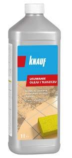 CZYŚCIKI GRUNTY KNAUF ŚRODEK DO CZYSZCZENIA BALKONÓW I TARASÓW (koncentrat) Preparat o silnych właściwościach czyszczących i rozpuszczających tłuszcze, przeznaczony na tarasy, balkony, werandy,