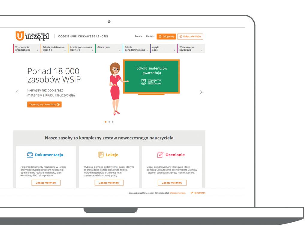 Dlatego w tym roku proponujemy ofertę wydawniczą przygotowaną do nowej podstawy programowej, czyli: nowe, najwyższej jakości podręczniki, nowe materiały ćwiczeniowe, nowe serwisy i zasoby