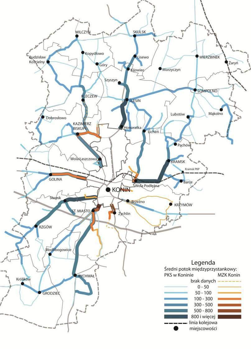 Źródło : Studium Rozwoju Transportu Zrównoważonego OFAK Konin 2014 5.2. Miejski Zakład Komunikacji w Koninie. Miejski Zakład Komunikacji to zakład budżetowy podległy samorządowi Konina.