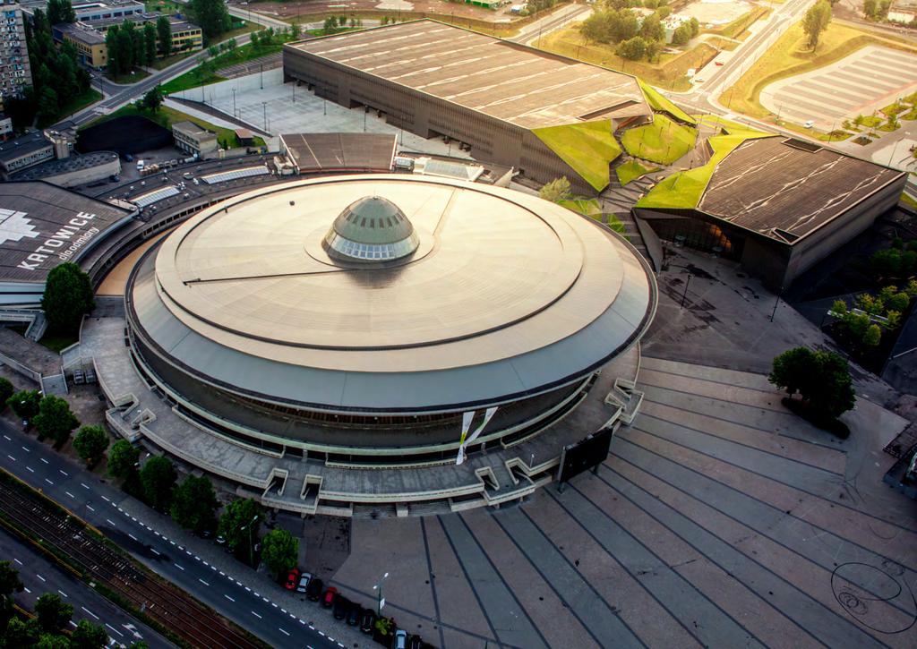 International Congress Centre and Spodek multipurpose arena in