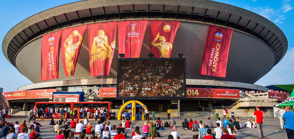 Sports venue Spodek Sports fans have eage