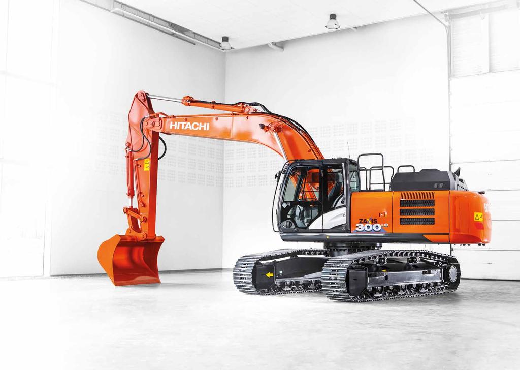 POTRZEBA PERFEKCJI Inżynierowie firmy Hitachi w największej na świecie fabryce koparek w Japonii wykorzystali pionierską technologię do zaprojektowania koparki ZX300LC-6.