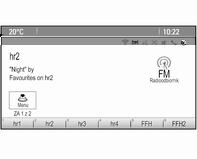 114 Wskaźniki i przyrządy Kolorowy wyświetlacz informacyjny Na kolorowym wyświetlaczu informacyjnym następujące elementy są pokazywane w kolorze: czas 3 92 temperatura