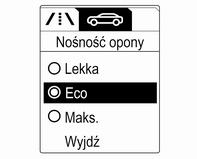 222 Pielęgnacja samochodu Montować wyłącznie koła wyposażone w czujnik ciśnienia, gdyż w przeciwnym razie ciśnienie w oponach nie będzie wyświetlane i przez cały czas będzie się świecić lampka w.