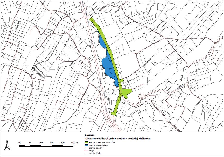 GMINNY PROGRAM REWITALIZACJI GMINY MYŚLENICE Mapa 29.