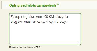 sposób odzwierciedla najważniejsze cechy przedmiotu zamówienia opisanego w dokumentacji ofertowej, co oznacza, że na jego podstawie wykonawcy będą w stanie, bez dokonywania dodatkowych interpretacji,