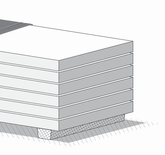 Zaleca się składowanie płyt warstwowych ARPANEL w normalnej temperaturze, w zamkniętych i przewiewnych pomieszczeniach. Czas składowania nie powinien przekraczać 4 tygodni.