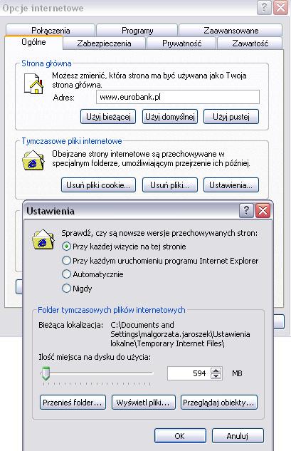 Twoja przeglądarka i jej konfiguracja Internet Explorer (na przykładzie IE w wersji 6.0) 1.