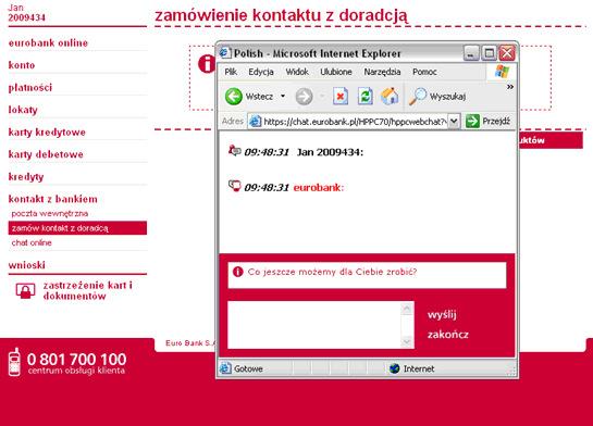 Listę wiadomości można filtrować wg następujących kryteriów: typ wiadomości (komunikaty informacje wysyłane do szerokiej grupy, lub wiadomości informacje od banku będące odpowiedzią na zadane
