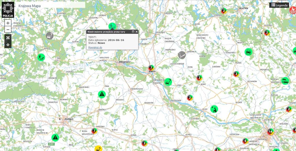 Dodatkowym atutem jest możliwość wybrania ikony zgłoszenia do edycji